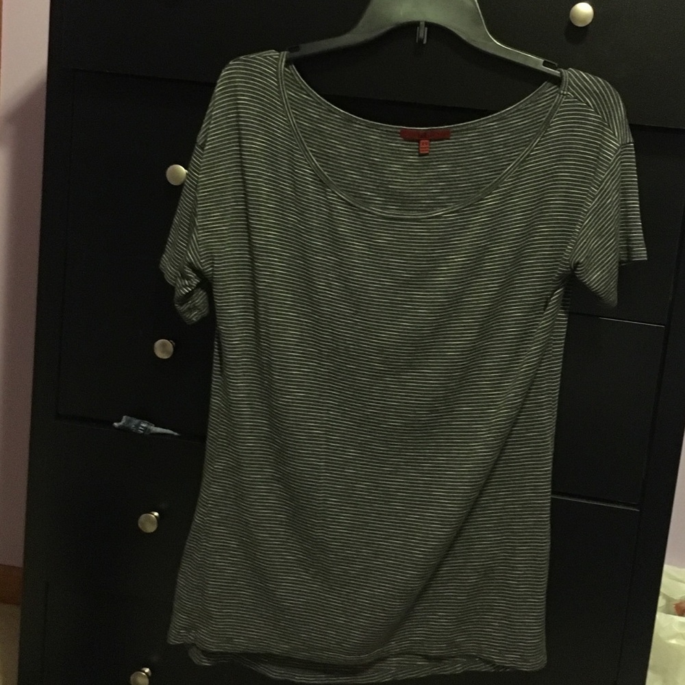 Buckle Stripe Blouse